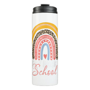 Happy First Day of Back to School Teacher Student Thermal Tumbler