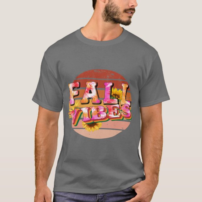 Happy first day of fall Oversized T-Shirt (Front)