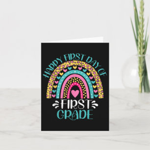 Happy First Day Of First Grade 1st Grade Back To S Card