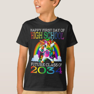 Happy First Day Of High School Future T-Shirt
