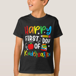Happy First Day Of Kindergarten Ck To School Teach T-Shirt
