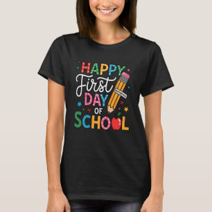 Happy First Day of Pre-K Kindergarten Preschool Te T-Shirt