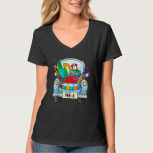 Happy First Day Of Pre K Teacher Students Cute Tru T-Shirt