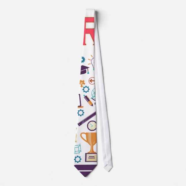 Happy First Day Of School Back To School Baby Tie (Front)