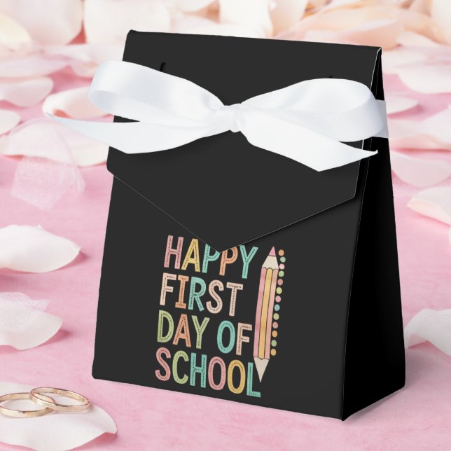 Happy First Day of School Back to School Favour Box (Wedding)