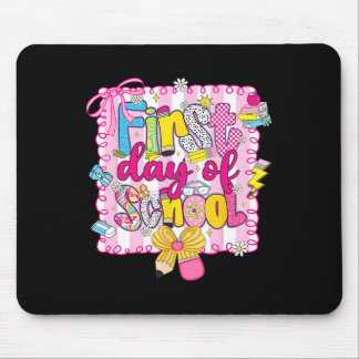 Happy First Day Of School Back To School Pencil Bo Mouse Pad