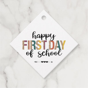 Happy First Day of School Favour Tags