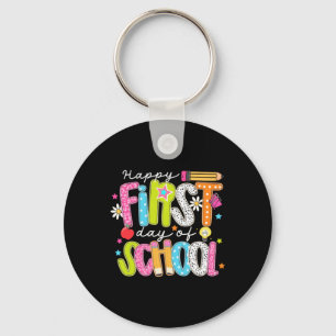 Happy First Day Of School Key Ring