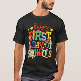 Happy First Day Of School Welcome Back To School 1 T-Shirt