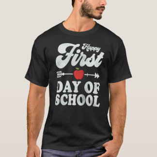 Happy First Day Of School Welcome Back To School   T-Shirt