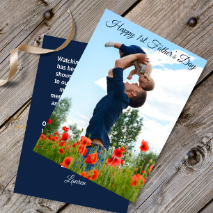 Happy First Father’s Day Custom Photo From Wife