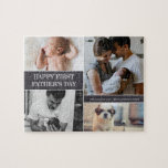 Happy First Father’s Day Photo Collage Family  Jigsaw Puzzle<br><div class="desc">A "Happy First Father’s Day Photo Collage Family Jigsaw Puzzle" is a heartfelt and personalized gift that celebrates a new dad's journey into fatherhood. Here's why this custom puzzle is a wonderful choice for this special occasion: Personalized Photo Collage: This puzzle allows you to create a meaningful and personalized collage...</div>