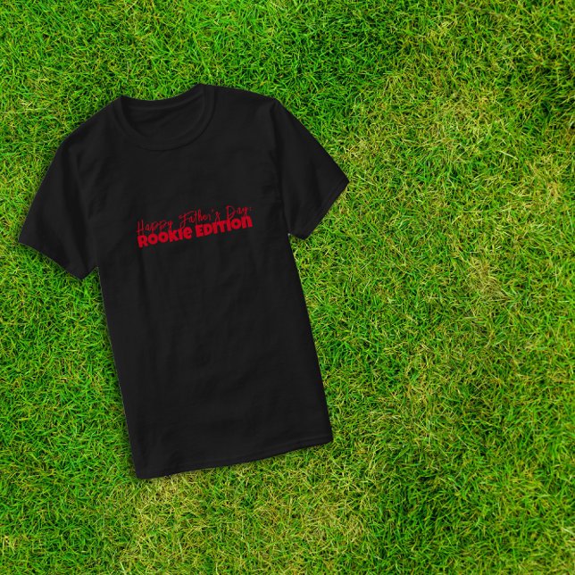 Happy First Father’s Day  red Letter  T-Shirt (Creator Uploaded)