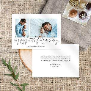 Happy First Fathers Day 2 Photos Script