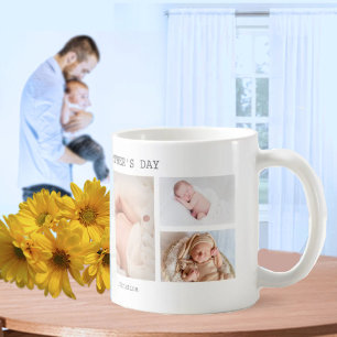 Happy First Father's Day 5 Personalised Photo Coffee Mug