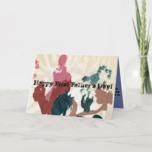 Happy First Father's Day! Card