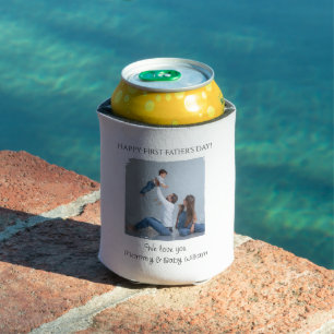 Happy First Father's Day - from Mummy and Baby Can Cooler