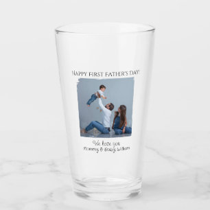 Happy First Father's Day - from Mummy and Baby Glass