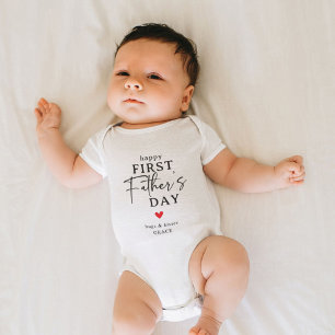 Happy First Father's Day' Keepsake Baby Bodysuit