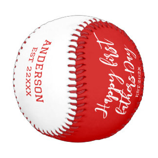 Happy first fathers day minimalist name 2photo baseball
