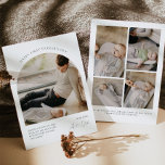 Happy First Father's Day Photo Card Modern<br><div class="desc">Wish a special first time dad a very happy first Father's Day with this elegant modern photo Father's Day card and lots of pictures! Not his first Father's Day? No problem! Customise this card to say whatever you'd like.</div>