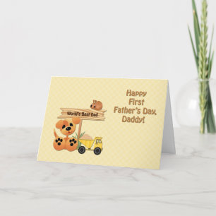Happy First Father's Day, Toys Card