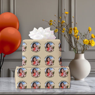 Happy First Mother’s Day Custom Photo & Text Wrapping Paper