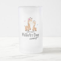 Happy First Mother’s Day 🦒 Giraffe + Butterflies