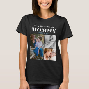 happy first mothers day cute photo collage T-Shirt
