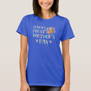 Happy First Mothers Day For Daughter-in-Law Boho T-Shirt