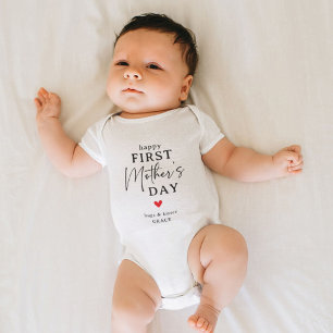 Happy First Mother's Day' Keepsake Baby Bodysuit