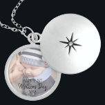 Happy First Mother's Day Necklace<br><div class="desc">Beautiful double necklace with your photo and "Happy 1st Mother's Day 2018"</div>