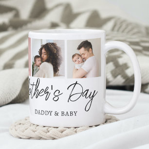 Happy First Mother's Day New Mom 5 Photo Collage   Coffee Mug