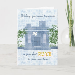 Happy First Passover in New Home Card