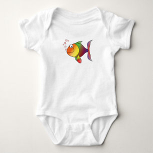 Happy Fish Baby Tee