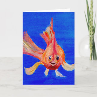 Happy Fish Greeting Card