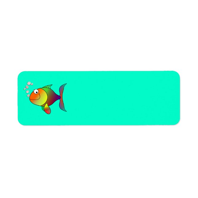 Happy fish Label (Front)
