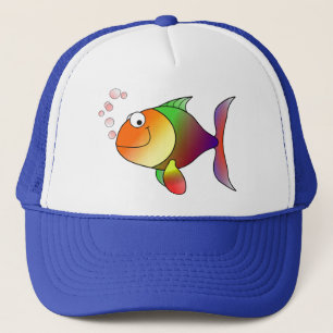 Happy Fish Trucker Hat