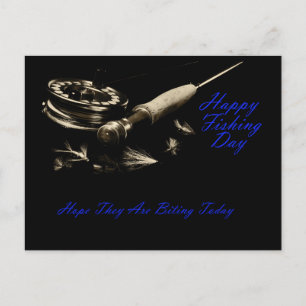 Happy Fishing Postcard