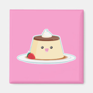 Happy Flan Magnet