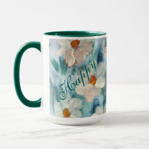 Happy Floral Coffee Mug