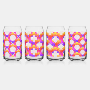 Happy Floral Patterns Can Glass