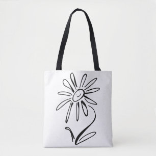 HAPPY FLOWER Shoulder Tote