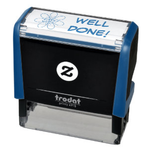 Happy Flower Well Done Self-Inking Stamp