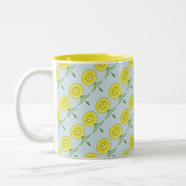 Happy Flowers Mug (Left)