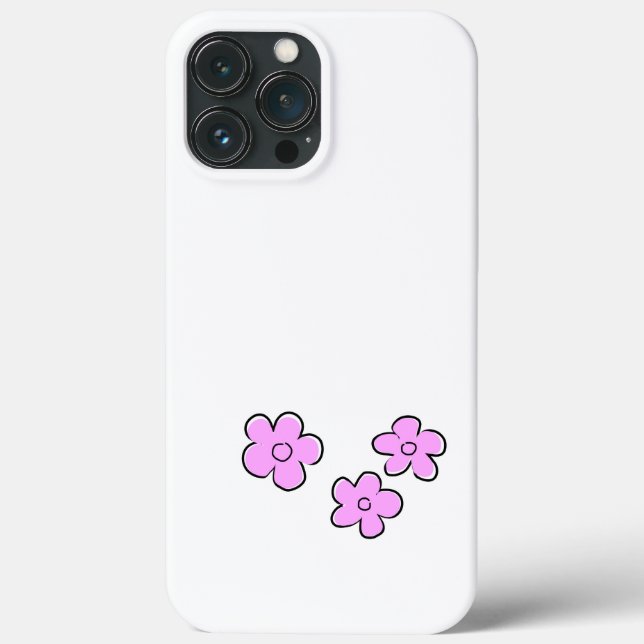 Happy Flowers - Pink - customise it - Case-Mate iPhone Case (Back)