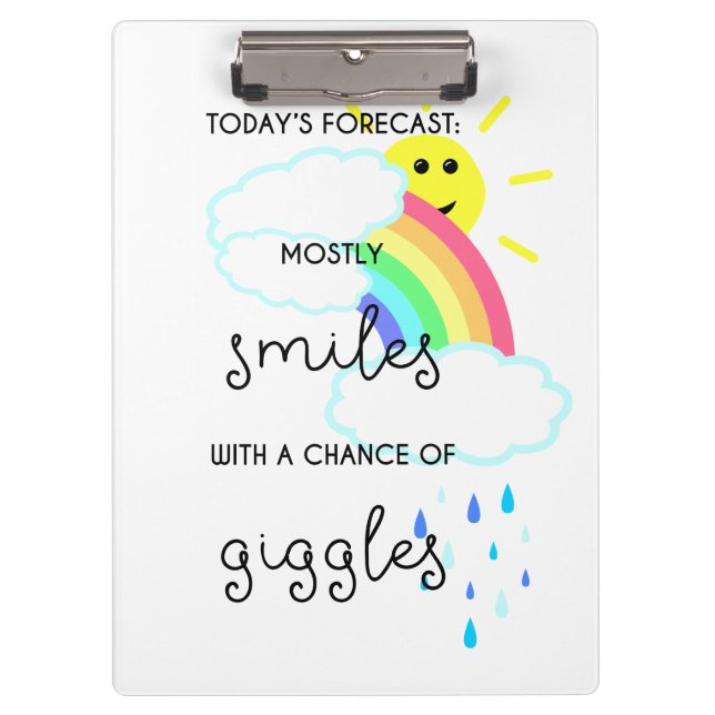 Happy Forecast Clipboard (Front)