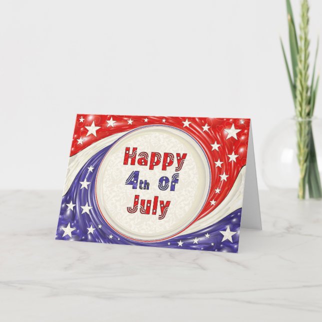 Happy Fourth of July Card (Front)
