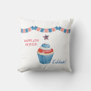 Happy Fourth of July - Celebrate Throw Pillow