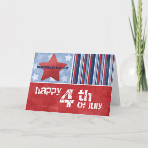 Happy Fourth of July Greeting Card